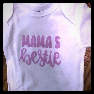 Baby onesie 6-9 month custom made